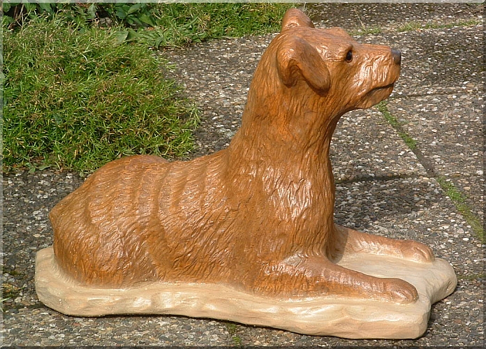 hund mit motors�ge